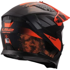 Шлем LS2 OF606 DRIFTER GAS GREY ORANGE-06
