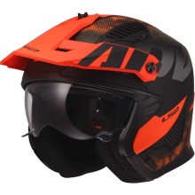 Шлем LS2 OF606 DRIFTER GAS GREY ORANGE-06