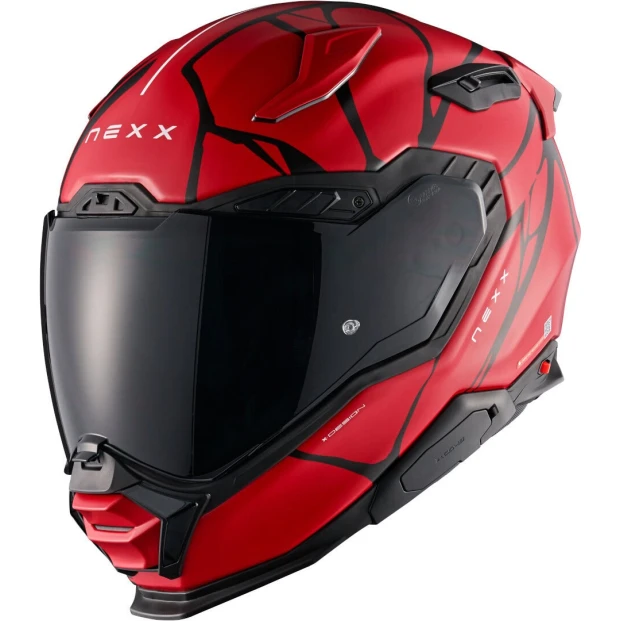 Шлем NEXX X.WST3 B-SIDE RED.BLACK MT