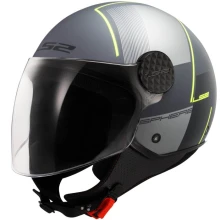 Шлем LS2 OF558 SPHERE LUX II FIRM M.BLACK TITANIUM-06
