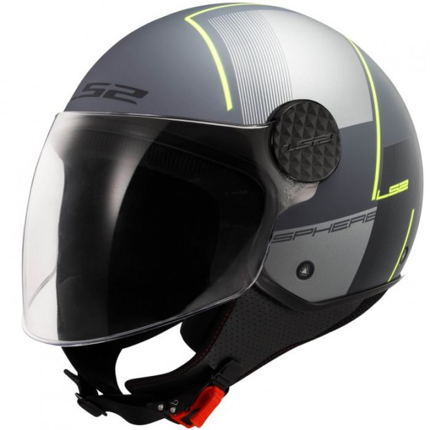 Шлем LS2 OF558 SPHERE LUX II FIRM M.BLACK TITANIUM-06
