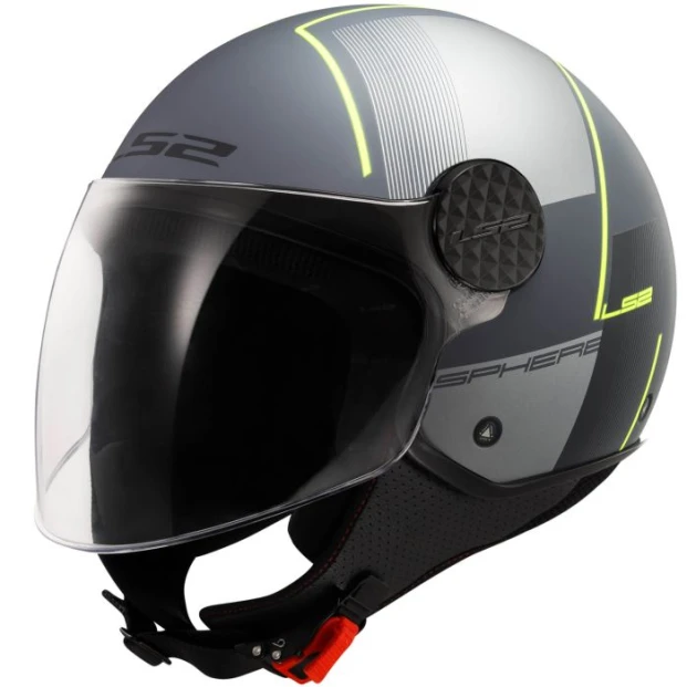 Шлем LS2 OF558 SPHERE LUX II FIRM M.BLACK TITANIUM-06