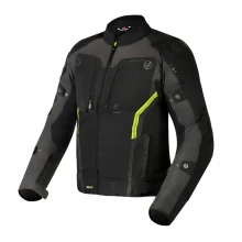 Куртка текстильная REBELHORN BORG BLACK/DARK GREY/FLO YELLOW