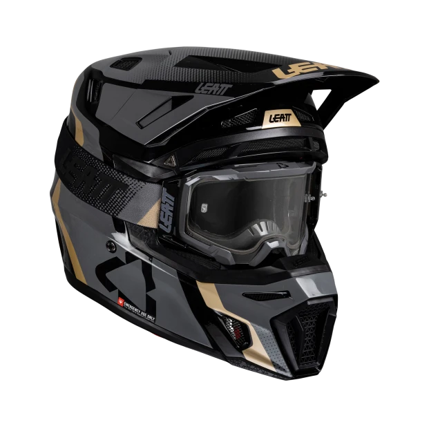 Шлем с очками LEATT KIT MOTO 8.5 BLACK