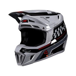 Шлем с очками LEATT KIT MOTO 8.5 GREY