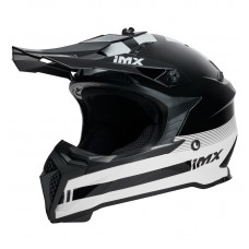 Шлем IMX FMX-02 BLACK/WHITE GLOSS