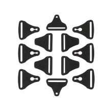 Набор пряжек для ортеза колен LEATT BUCKLE KIT C-FRAME PAIR