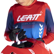 Свитшот (джерси) JUNIOR LEATT MOTO 4.5 ROYAL BLUE RED