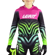 Свитшот (джерси) JUNIOR LEATT MOTO 4.5 TIGER PINK