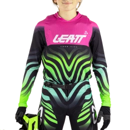 Свитшот (джерси) JUNIOR LEATT MOTO 4.5 TIGER PINK