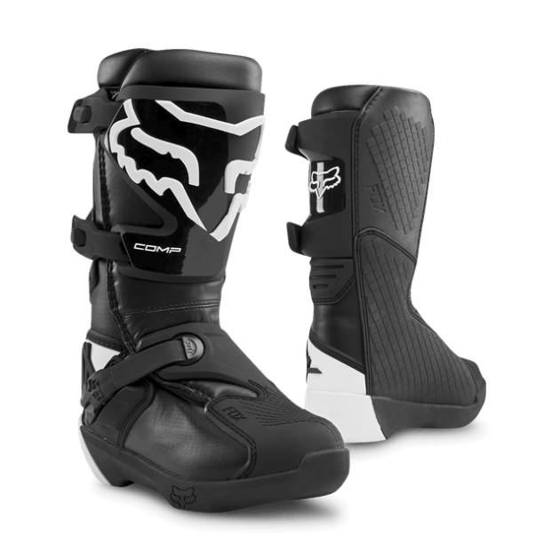 Мотоботы подростковые Fox Comp Youth Boot Black