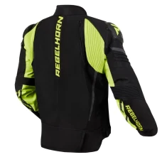 Куртка текстильная REBELHORN VANDAL BLACK/FLUO YELLOW