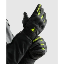 Перчатки REBELHORN CORE BLACK GREY FLUO YELLOW