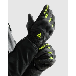 Перчатки REBELHORN CORE BLACK GREY FLUO YELLOW