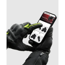 Перчатки REBELHORN CORE BLACK GREY FLUO YELLOW