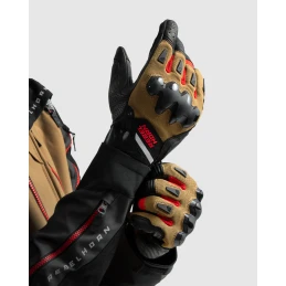 Перчатки REBELHORN DEFENDER DESERT BLACK RED