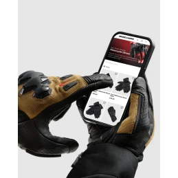 Перчатки REBELHORN DEFENDER DESERT BLACK RED
