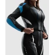 Куртка кожаная женская REBELHORN DIVA RS BLACK BLUE
