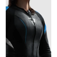 Куртка кожаная женская REBELHORN DIVA RS BLACK BLUE