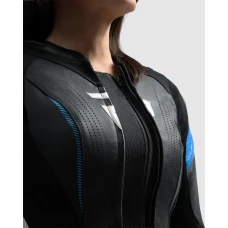 Куртка кожаная женская REBELHORN DIVA RS BLACK BLUE