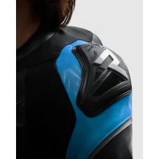 Куртка кожаная женская REBELHORN DIVA RS BLACK BLUE