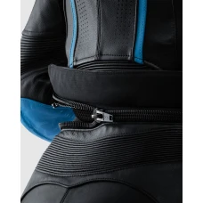 Куртка кожаная женская REBELHORN DIVA RS BLACK BLUE