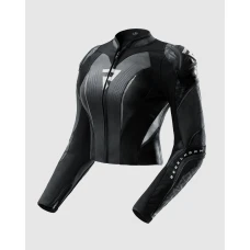 Куртка кожаная женская REBELHORN DIVA RS BLACK WHITE