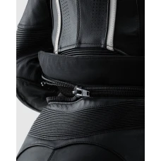 Куртка кожаная женская REBELHORN DIVA RS BLACK WHITE