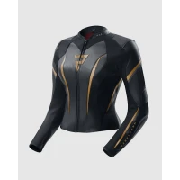 Куртка кожаная женская REBELHORN DIVA ST BLACK GOLD