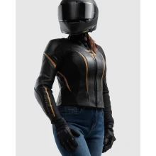 Куртка кожаная женская REBELHORN DIVA ST BLACK GOLD