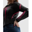 Куртка кожаная женская REBELHORN DIVA ST BLACK PINK
