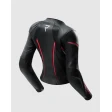 Куртка кожаная женская REBELHORN DIVA ST BLACK RED WHITE