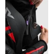 Куртка кожаная женская REBELHORN DIVA ST BLACK RED WHITE