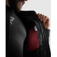 Куртка кожаная REBELHORN VANDAL 2 BLACK GREY FLUO RED