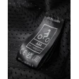 Куртка кожаная REBELHORN VANDAL 2 BLACK GREY FLUO YELLOW