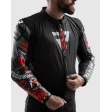Куртка кожаная REBELHORN VANDAL 2 CRUZE BLACK DARK GREY RED