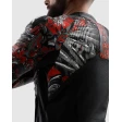 Куртка кожаная REBELHORN VANDAL 2 CRUZE BLACK DARK GREY RED