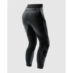Брюки кожаные женские REBELHORN DIVA BLACK RED