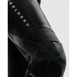 Брюки кожаные женские REBELHORN DIVA BLACK RED
