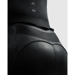 Брюки кожаные женские REBELHORN DIVA BLACK RED