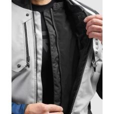 Куртка текстильная REBELHORN HIKER 4 LIGHT GREY BLUE RED