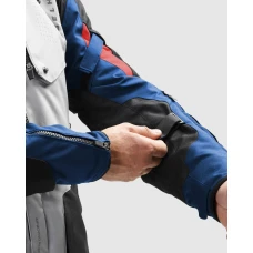 Куртка текстильная REBELHORN HIKER 4 LIGHT GREY BLUE RED