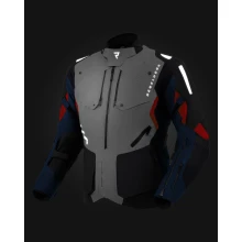 Куртка текстильная REBELHORN HIKER 4 LIGHT GREY BLUE RED
