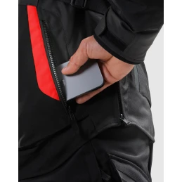 Куртка текстильная REBELHORN HIKER 4 BLACK DARK GREY RED