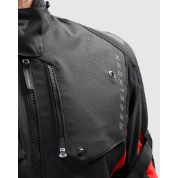 Куртка текстильная REBELHORN HIKER 4 BLACK DARK GREY RED