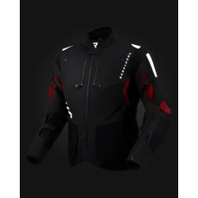 Куртка текстильная REBELHORN HIKER 4 BLACK DARK GREY RED