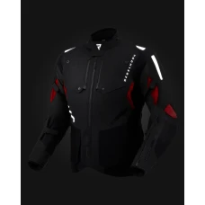 Куртка текстильная REBELHORN HIKER 4 BLACK DARK GREY RED