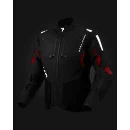 Куртка текстильная REBELHORN HIKER 4 BLACK DARK GREY RED