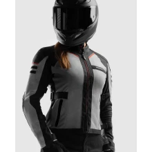 Куртка текстильная женская REBELHORN SCANDAL 3 BLACK GREY RED