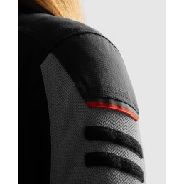 Куртка текстильная женская REBELHORN SCANDAL 3 BLACK GREY RED